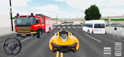 Real Car Simulator City - Free Driving School 3D capture d'écran 2