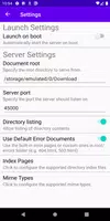 NiM Web Server capture d'écran 3