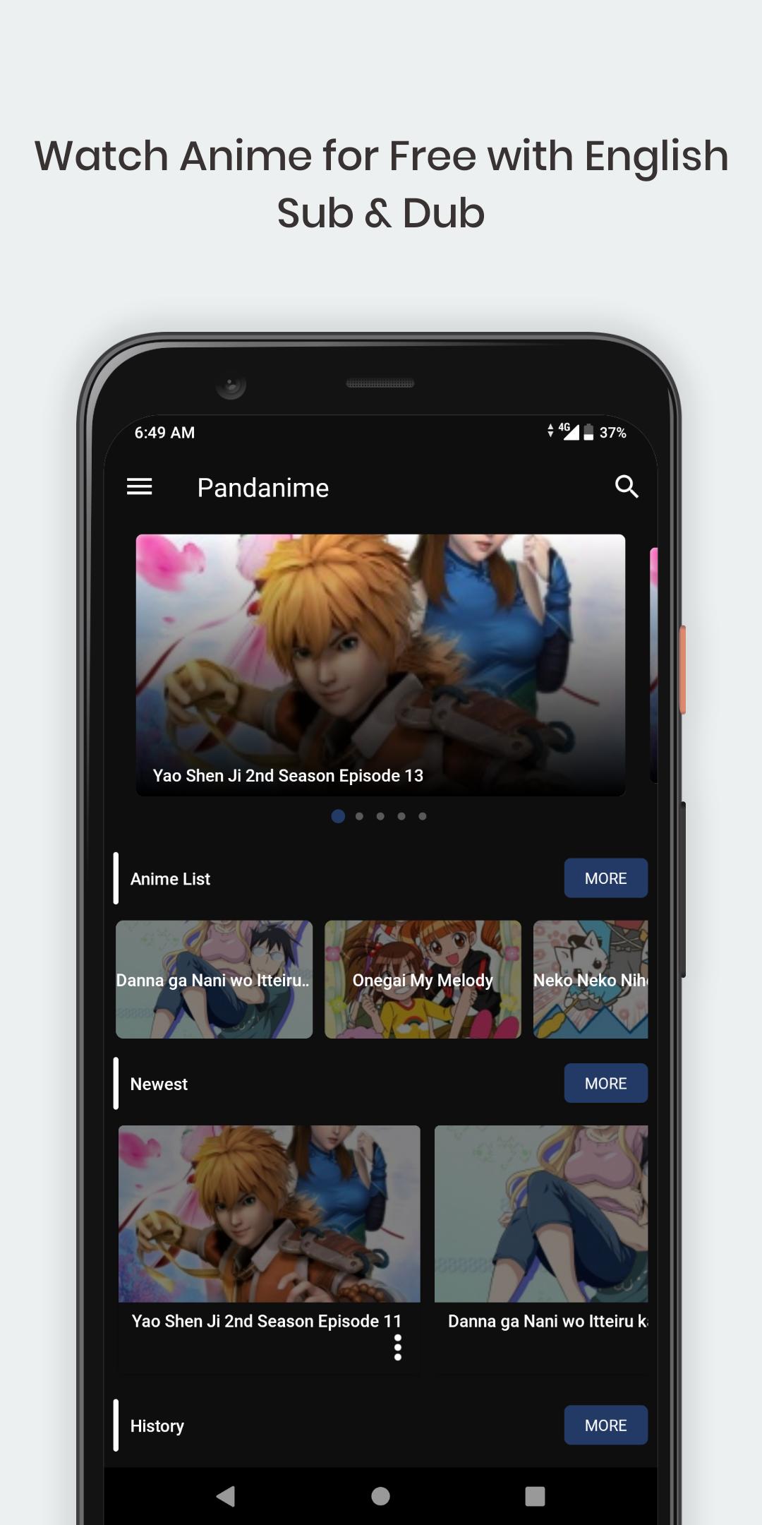 Pandanime - Watch Anime Free English Subbed APK pour Android Télécharger