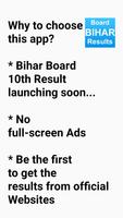 Bihar Board Result 2020 app - Matric Result 2020 Affiche
