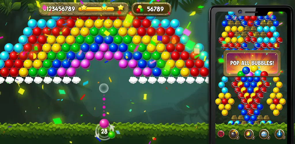 JUNGLE BUBBLE SHOOTER MANIA - Jogue Grátis Online!