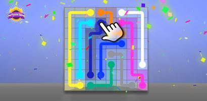 Line Puzzle Games-Connect Dots पोस्टर