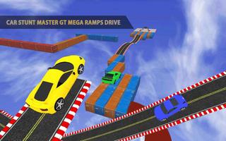 Car Stunt Master GT Mega Ramps Drive الملصق