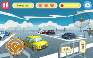 Modern Car Parking Toon Taxi screenshot 3