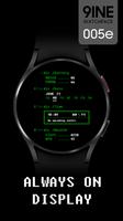 9INE 005e: Digital watch face تصوير الشاشة 1