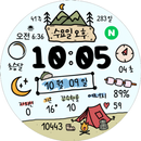 NW059 한글: Digital watch face APK