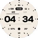 NW064한글: Digital watch face APK