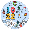 NW075_lite: Digital watch face