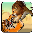 Lion vs Tiger 2 aventure sauvage icône