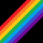 Rainbow colors live wallpaper-icoon