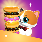 Donut Cat: Cute Food Games icon