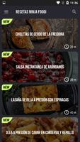 Comida ninja Recetas Poster