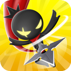 Ninja Games: Stupid Stickman vs Ninja Warrior icône