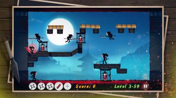 Ninja Games: Stupid Stickman vs Ninja Warrior 截图 2