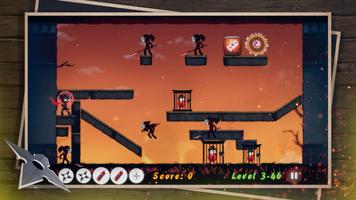 Ninja Games: Stupid Stickman vs Ninja Warrior capture d'écran 3