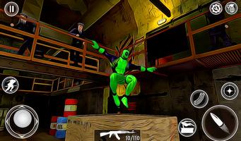 Ninja Frog Rope Hero: Prison Escape Survival Games 스크린샷 2