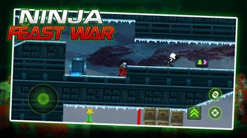 Ninja Toy Shooter - Ninja Go Feast Wars Warrior captura de pantalla 1