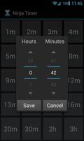 Ninja Timer capture d'écran 1