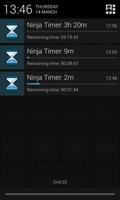 Ninja Timer capture d'écran 2