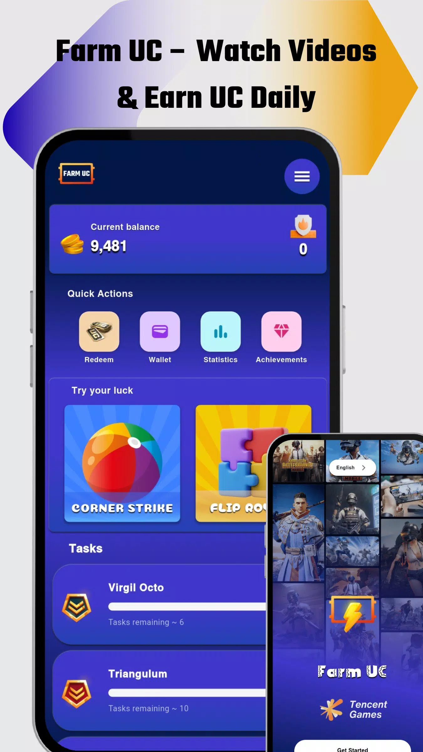 农场 PUBG UC – 每季 10K uc
