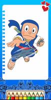 Ninja Hattori drawing book capture d'écran 3
