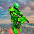 Flying Robot Spider Rope Hero-Vegas Crime Gangster