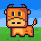 Grumpy bull  Reverse matching puzzle game icône