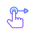 Gesture control music icon