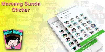 Mamang Sunda - Sticker Sunda WA (Versi Cowok) Affiche