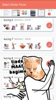 Kucing Lucu Stiker - WAStickerApps スクリーンショット 1