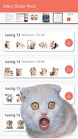 Kucing Lucu Stiker - WAStickerApps Ekran Görüntüsü 2