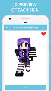 برنامه‌نما Girl Skins for Minecraft عکس از صفحه