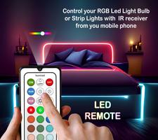 LED Light Remote Controller Affiche