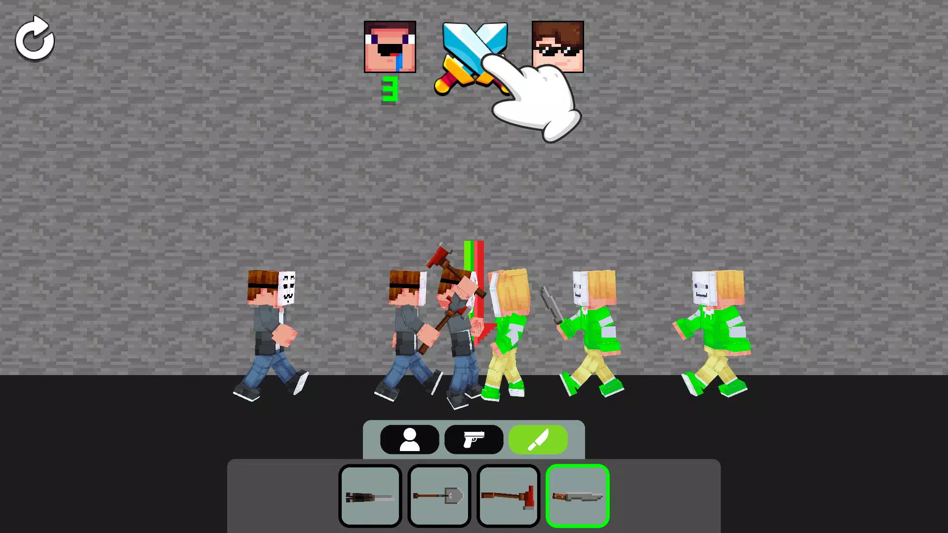 Noob Fighter 3D: War Sandbox