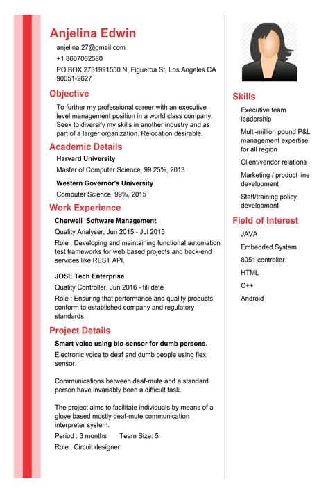 CV maker resume app free curriculum vitae pour Android - Téléchargez l'APK