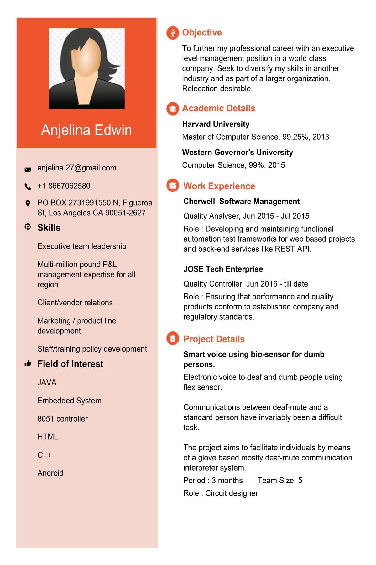 Download Curriculum Vitae Builder Images - picture