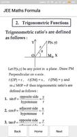 برنامه‌نما JEE Maths Formula عکس از صفحه