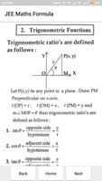 JEE Maths Formula screenshot 2