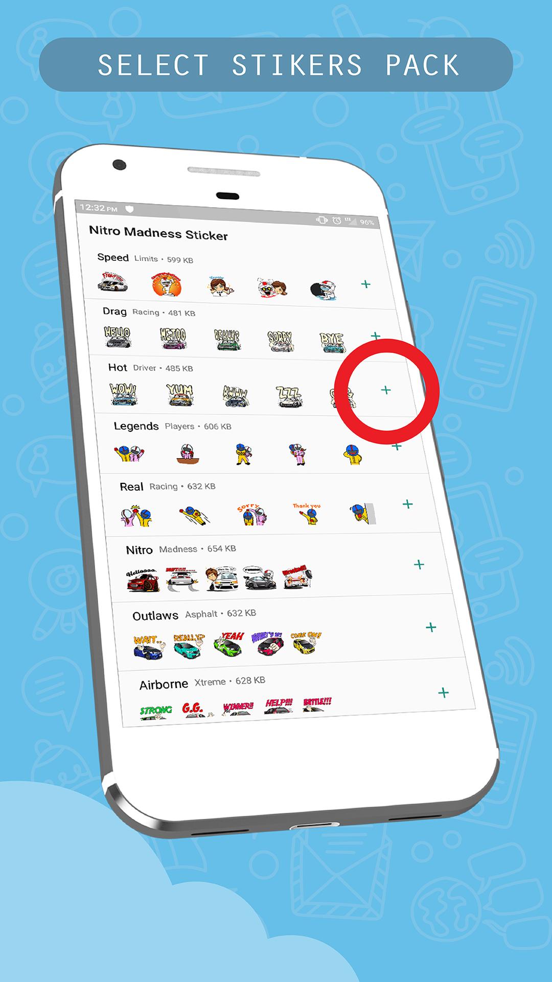 Onbemand laat staan Betekenis Nitro Real: Racing Sticker for WhatsApp Messenger APK for Android Download