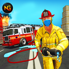 Firefighter Rescue Game Sim 3D icône