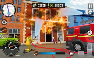 Firefighter Rescue Game Sim 3D capture d'écran 2
