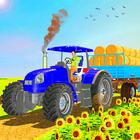 Big Tractor Farmig Sim 3D आइकन