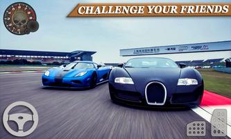 Poster simulatore di corse automobilistiche 3d free game