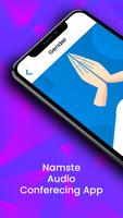 Namaste-Audio Conferencing App Cartaz