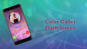 Color Caller Flash Screen Theme Affiche