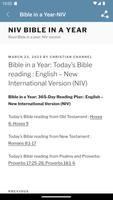 Read Bible in a Year - NIV 截圖 3