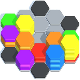 hexa stack:sorting puzzle game-icoon