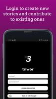 Triwor - Shared stories chat capture d'écran 1
