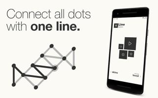 1Line & dots. Puzzle game. poster