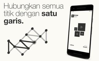 1Line & dots. Puzzle game. poster